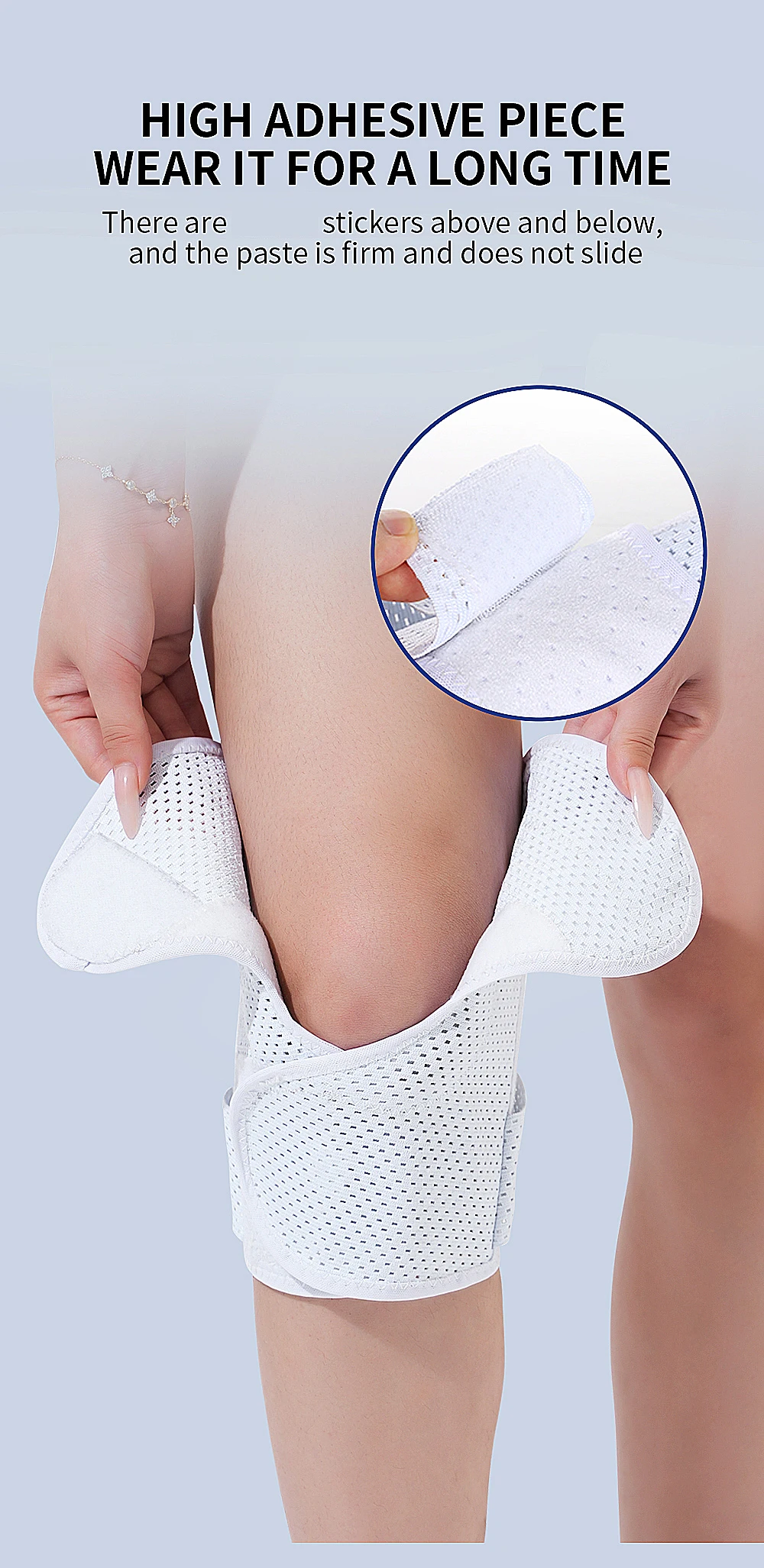 Outdoor-Sport-Knieschoner, Sommer-Dünnmodell für Männer und Frauen, Geeignet für Basketball, Laufen, Wandern und Andere Tägliche Sportarten – Detail 10