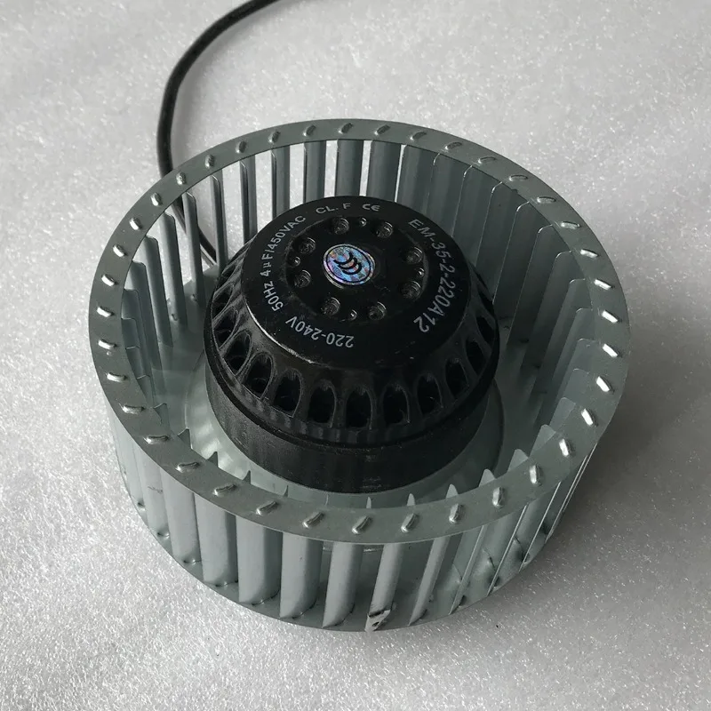 230V 50Hz Forward-leaning Multi-wing Motor Impeller Centrifugal Fan Replacement for Purification Fan EM15S2-MF140x59 Copper Core