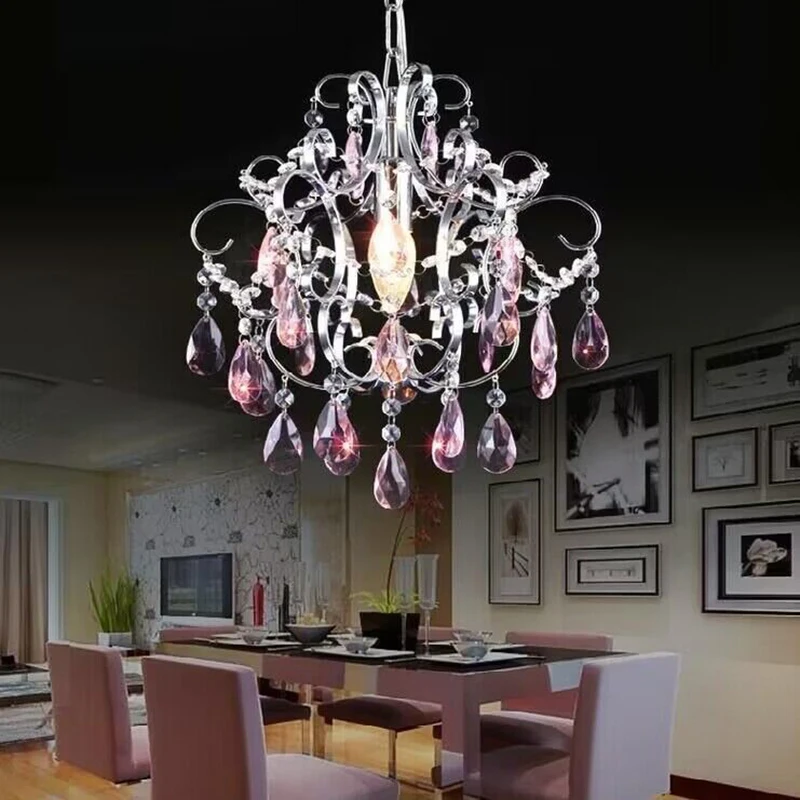 Chandeliers crystal raindrop lighting ceiling lamps for dining room bathroom bedroom living room entrance