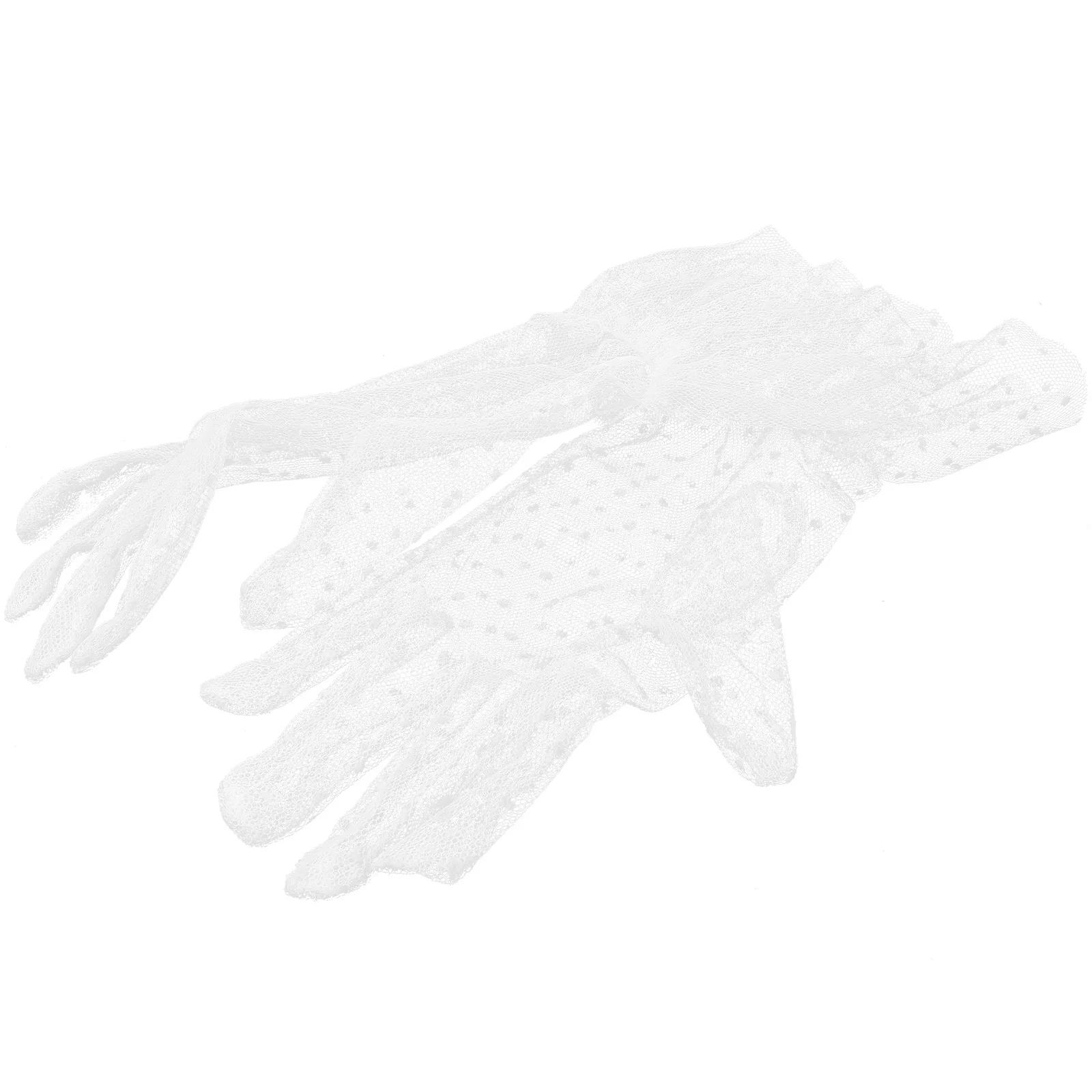 Kurze Spitzenhandschuhe aus schwarzem Mesh für Damen, Hochzeit, Party, leicht, atmungsaktiv, bequem, für Halloween, Abschlussball, Bankett, Zubehör