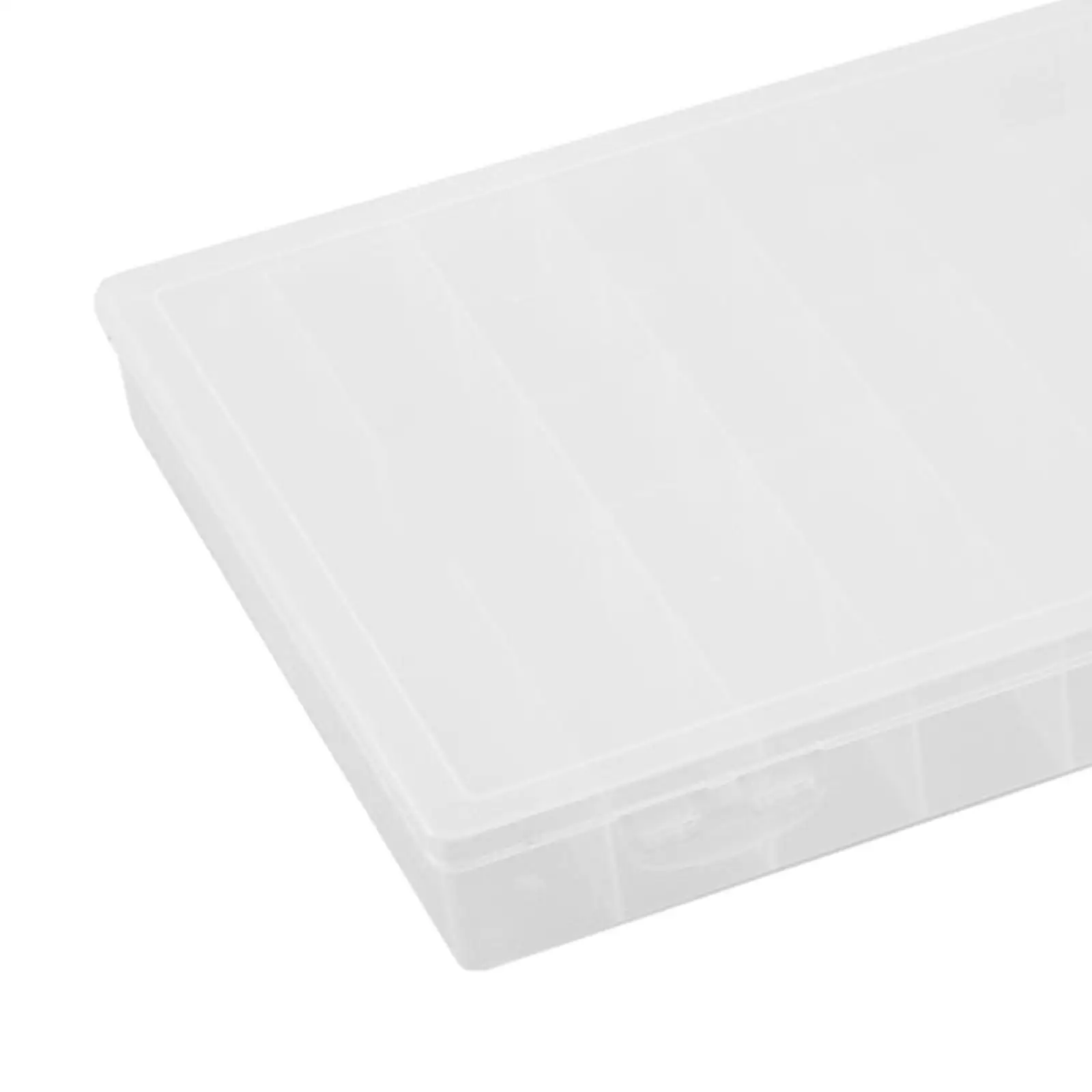 24 Grids Clear Organizer Box Storage Container for Jewelry Beads Small Parts