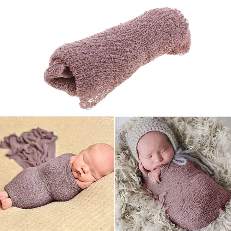 J15u faixa cabeça macia para crianças, durável, adereços para fotografia bebê, cobertor, envoltório malha elástica,