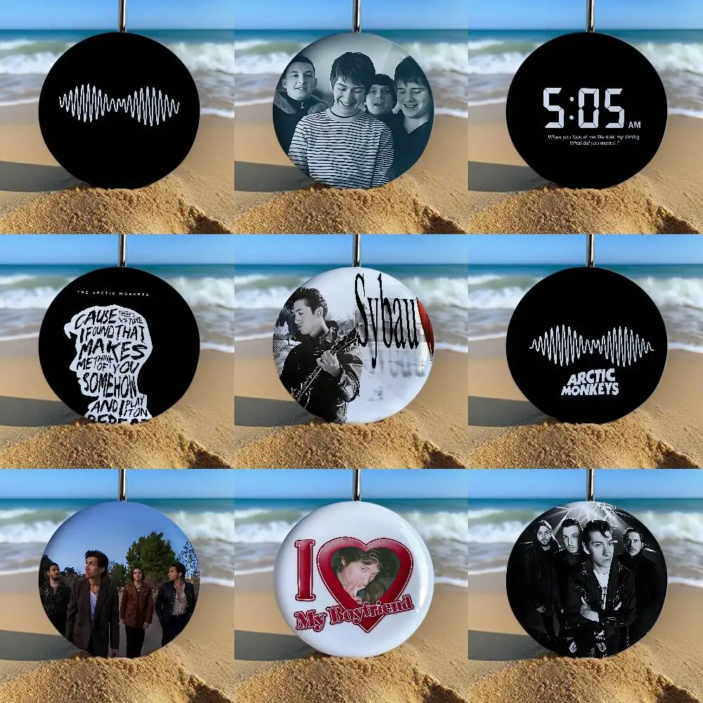 

Band A-Arctic Monkeys-s Brooches Stylish Ornament Pins Exquisite Round Badge Bag Accessories Jewelry Gifts