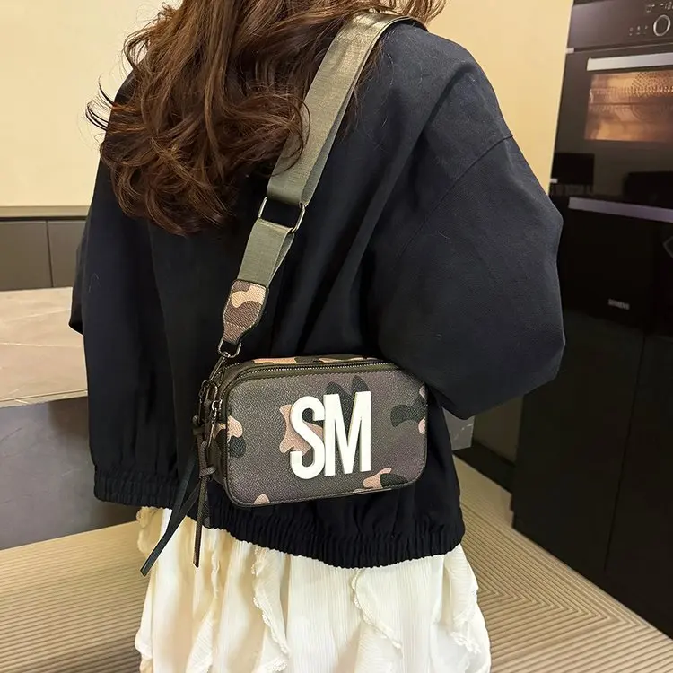 

Винтажная сумка с отделениями, квадратный дизайн с клапаном, две секции, цепной ремень через плечо, незаменимая вещь на каждый день, новинка 2026 года