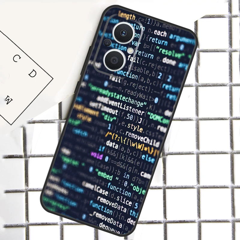The Code design programmer For OPPO Reno 13 14 12 11 10 Pro 11F 12F 13F 14F 7 8 Lite 8T OPPO Find X5 X6 X8 Pro Case