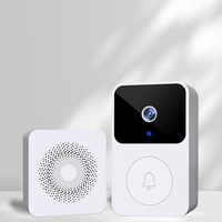 2.4GHz WiFi Wireless Video Doorbell IR Night Vision Doorbell Camera Two-way Intercom Visual Doorbell Home Security System