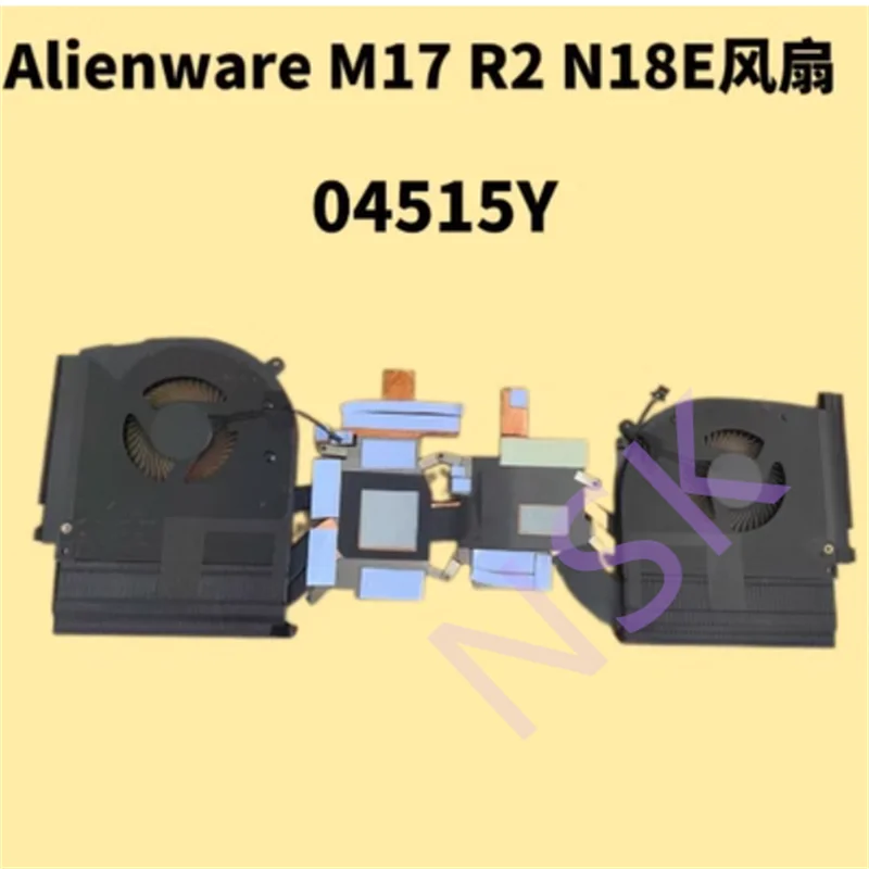 

For Dell Alienware M17 R2 N18E 04515Y AT2KG001FAL Cooling Fan Heatsink 100% Test OK