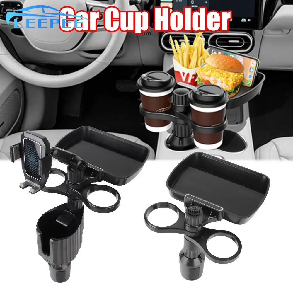 Phone Holder Stand Car Tray Table Drink Holder 360 Degree Rotation Car Food Table Car Accesories Car Cup Holder