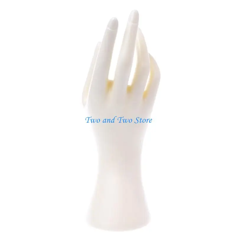 HX6F Female Mannequin Hand Heave Duty Jewelry Display Holder Bracelet Ring Stand for Black White Skin Color Jewelry Store