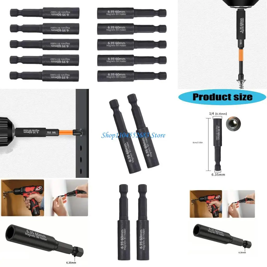 

Y6GD Professional Hexagonal Extensions Alloy Steel Black Coated Antislip