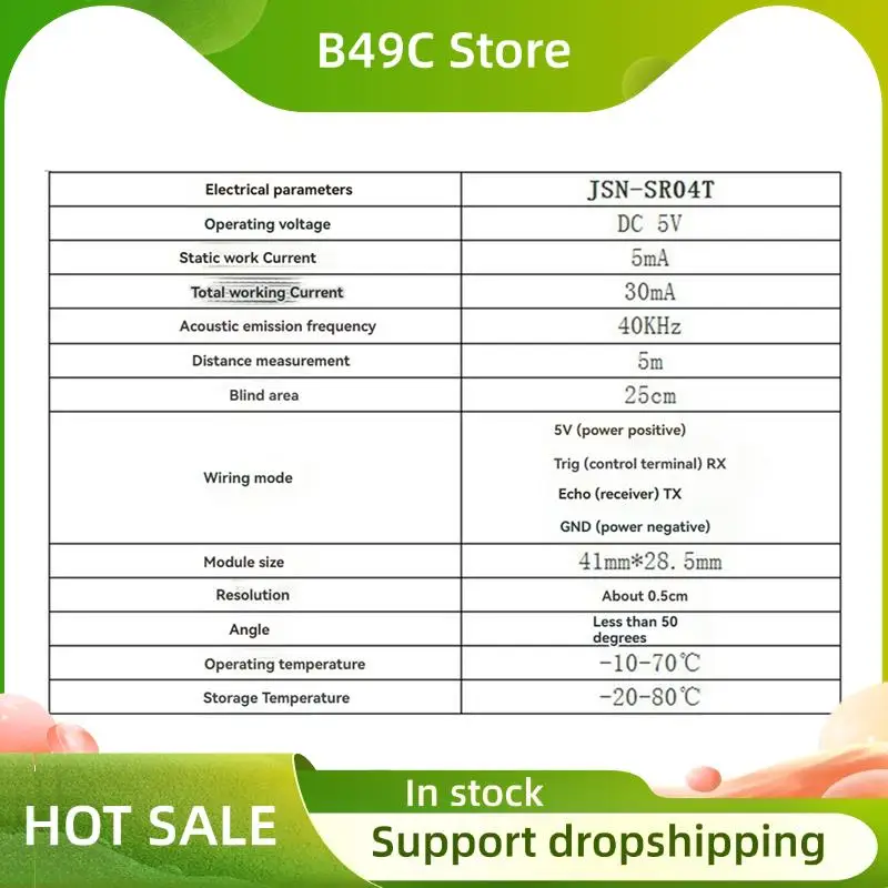 b49c-2x-jsn-sr04t-modulo-ultrassonico-A-prova-d-'Agua-sensor-transdutor-de-medicao-de-distancia-integrado-A-prova-de-Agua-para-arduino-b