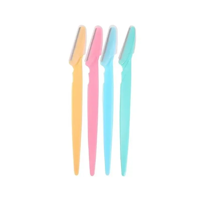 1/3/5/10pcs Scherpe Schaar Wenkbrauw Trimmer Tool Make-Up Grooming Tool Losse Verpakking Wenkbrauw scheermes Scherp Veilig Efficiënte
