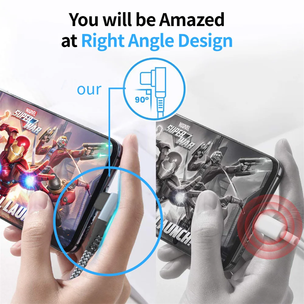 Кабель зарядный ANSEIP USB Type-c с поддержкой быстрой зарядки и синхронизации данных, 60 Вт