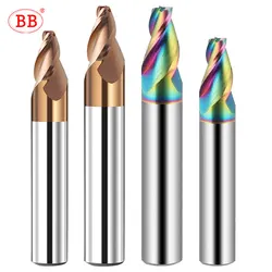 BB Carbide Tapered End Mill Angular CNC Machning Cutter Metal Router Bit 0.5 1 1.5 2 3 8 10 15 Degree