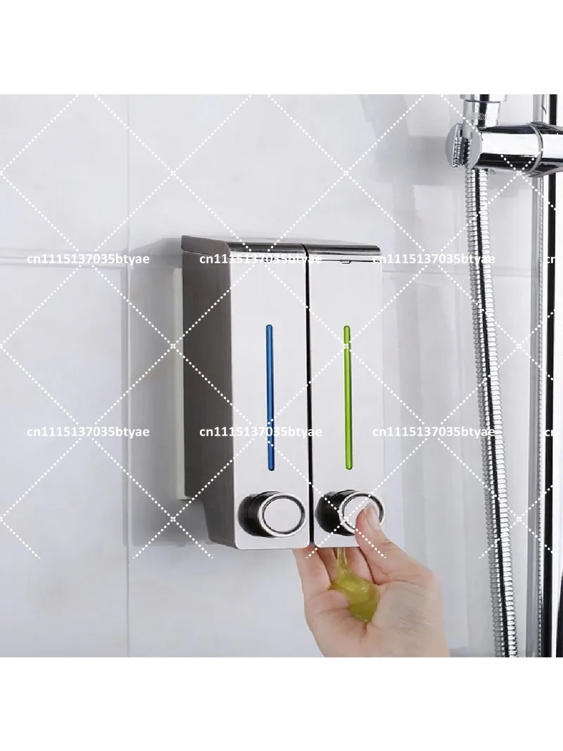 Wall Mounted Liquid Soap Dispenser for Bathroom Kitchen Shampoo Hand Soap Pressure Pump