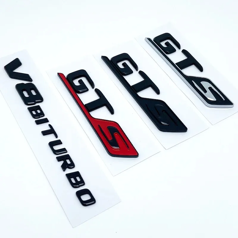

3D наклейка на задний багажник, эмблема, наклейка для Mercedes GT S V8biturbo, автомобильные аксессуары