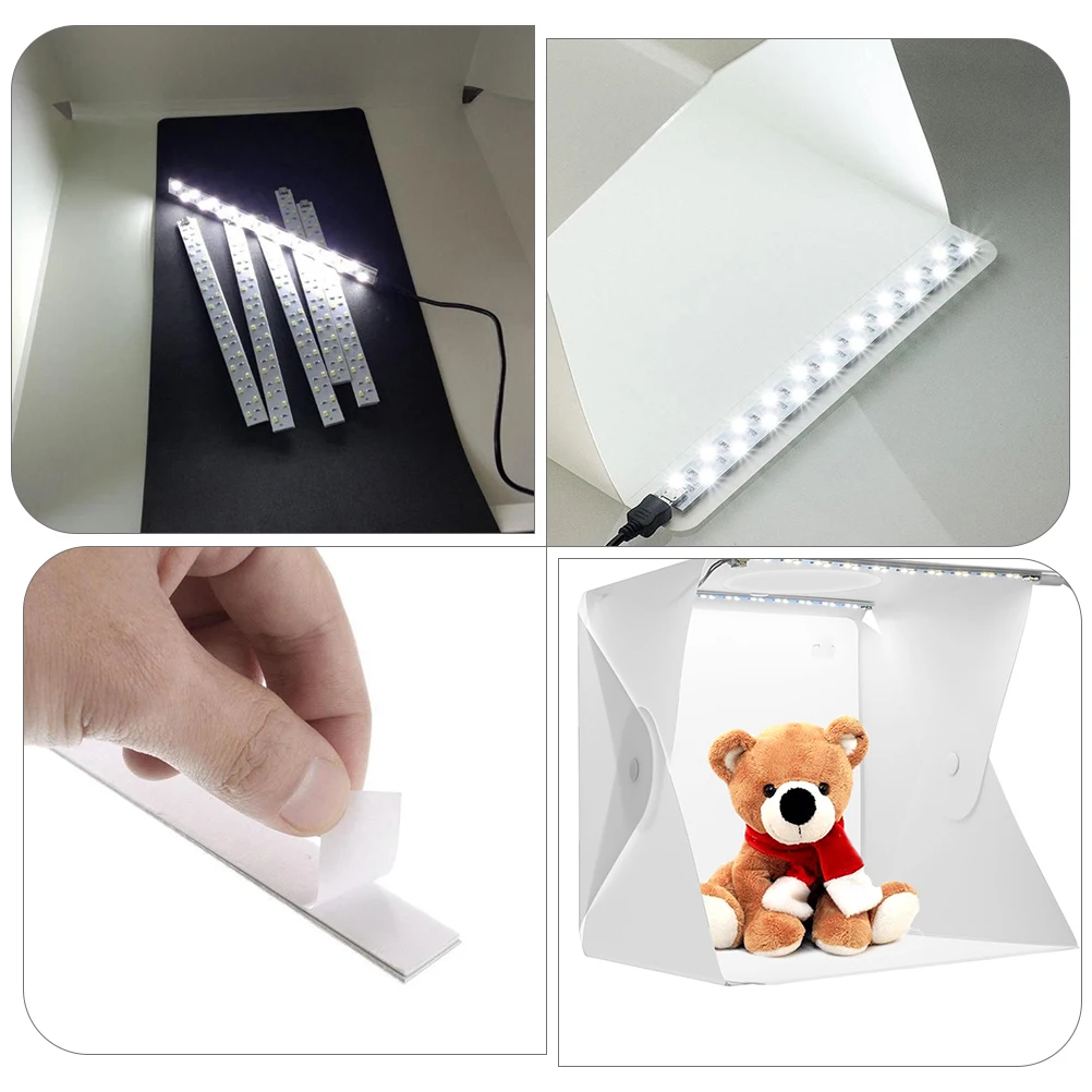 Softbox LED Light Bar 20cm Portable Studio Photography Light USB Powered High Brightness Strip Lighting Photo Accessory Durable