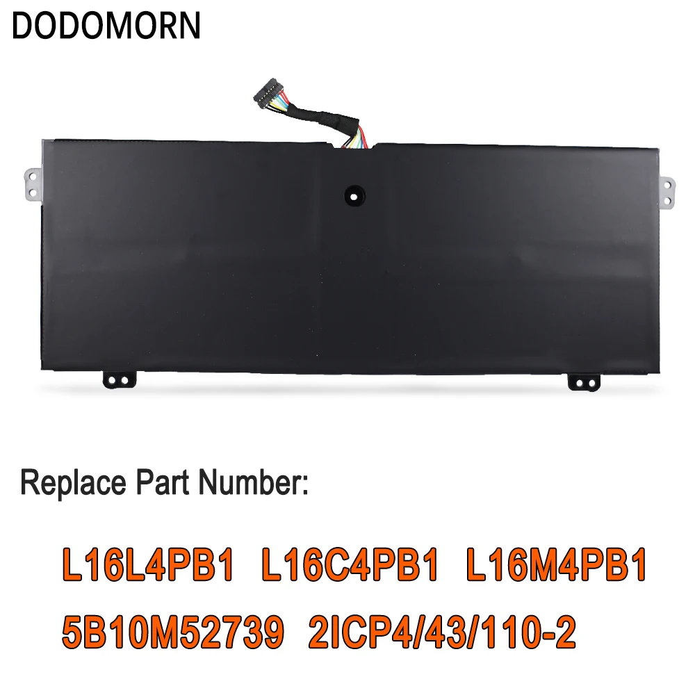 Imagem -02 - Dodomorn-bateria do Portátil para Lenovo Yoga L16c4pb1 72013ikb 720-13ikbr 710-15ikb 730-13ikb 13ikbr L16l4pb1 L16m4pb1 7.68v 48wh