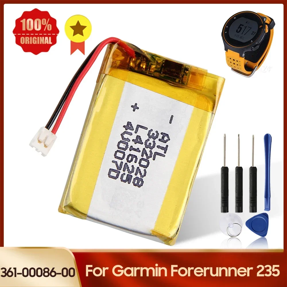 

New Replacement Battery 361-00086-00 361-00086-10 for Garmin Forerunner 235 220 225 630 645 735 Sports Vivoactive 4 4S Battery