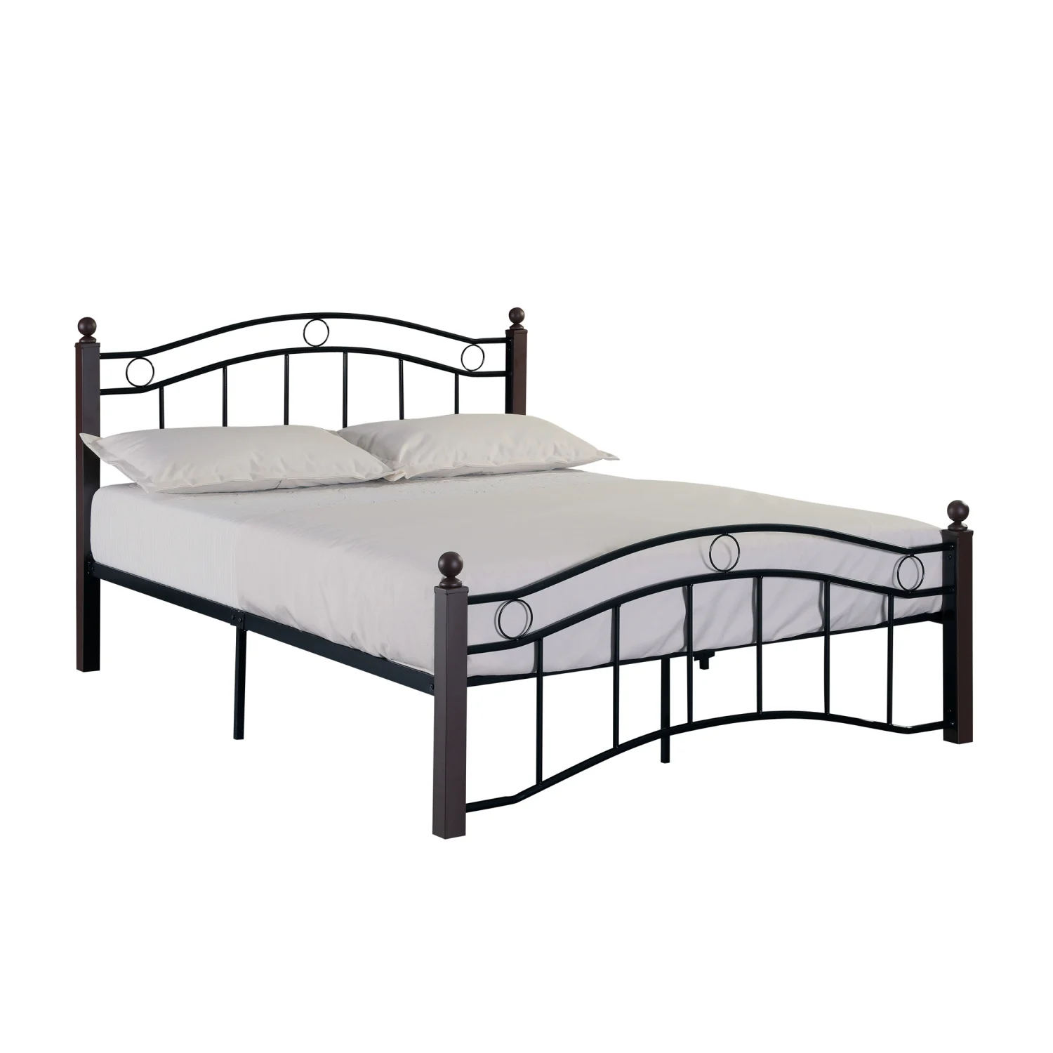 

Full Size Metal Bed Frame with Headboard and Footboard