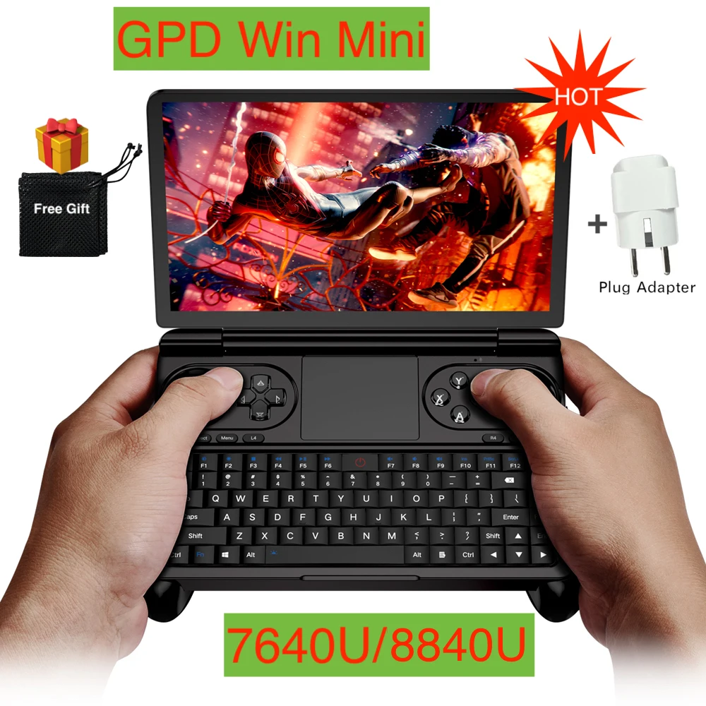 

24Hrs Shipping! Original GPD Win Mini Handheld Gaming Laptop AMD R yzen 7 8840U 7 inch Mini Pocket Gaming Notebook