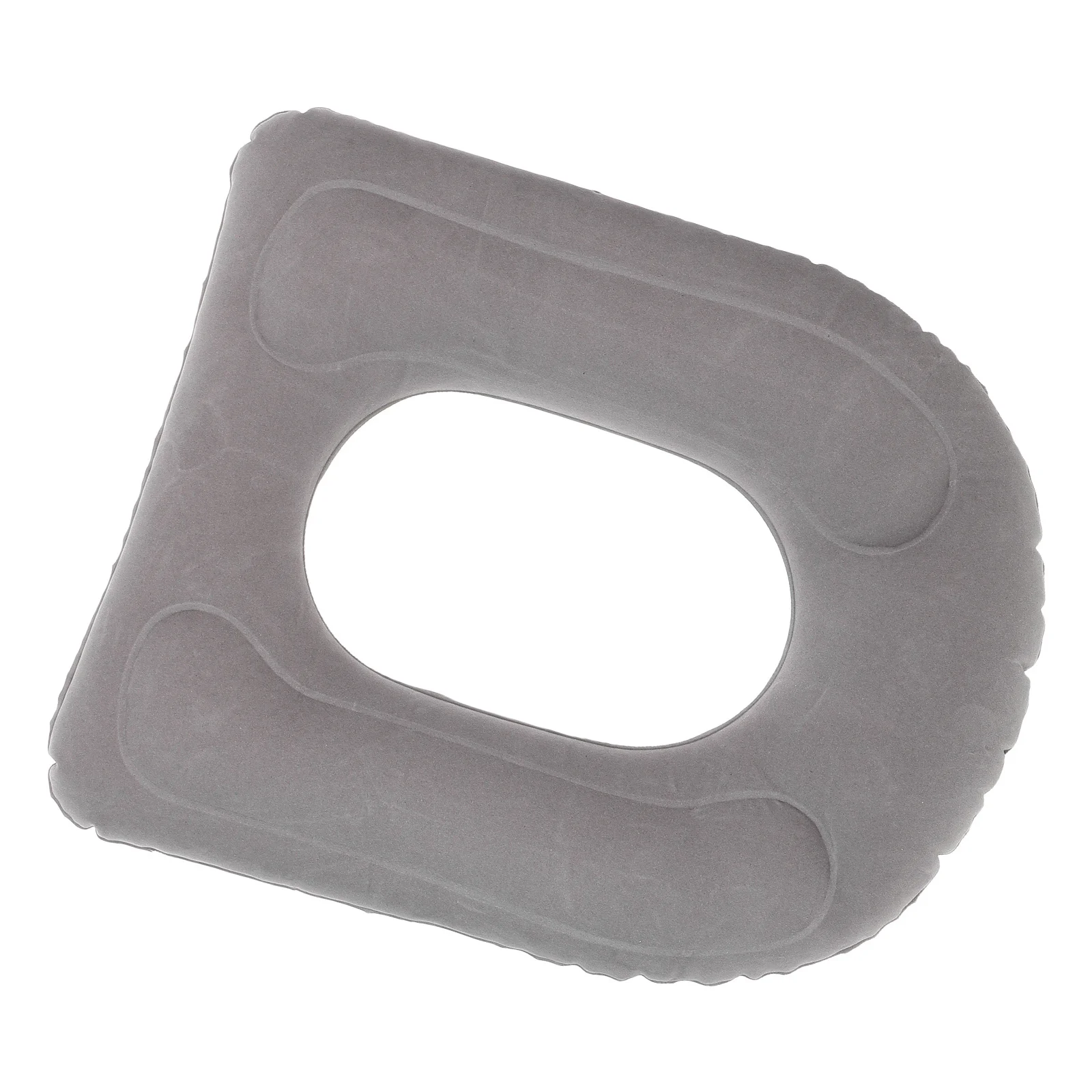 وسادة مقعد المرحاض القابلة للنفخ، وسادة طبية محمولة لكبار السن، مريض طريح الفراش، مناسبة عالميًا للاستحمام #3