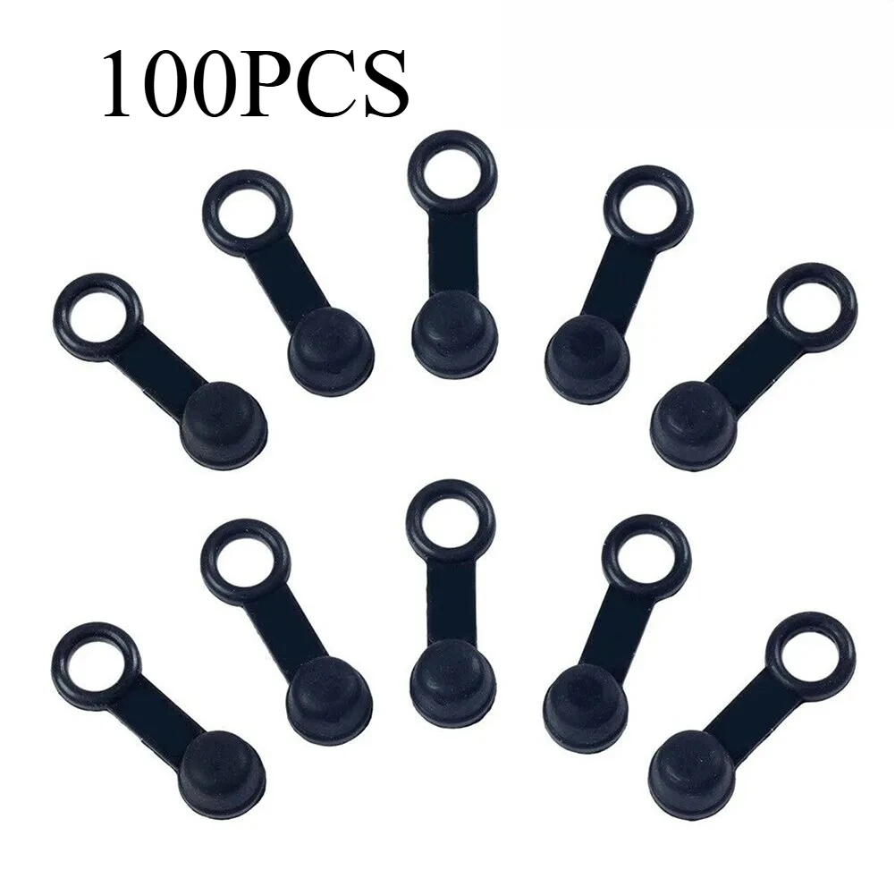 

100PCS Motorcycle Rubber Dust Cap Brake Bleed Nipple Screw Dust Cap Cover Brake Caliper Cover Motorbike Replacement Part