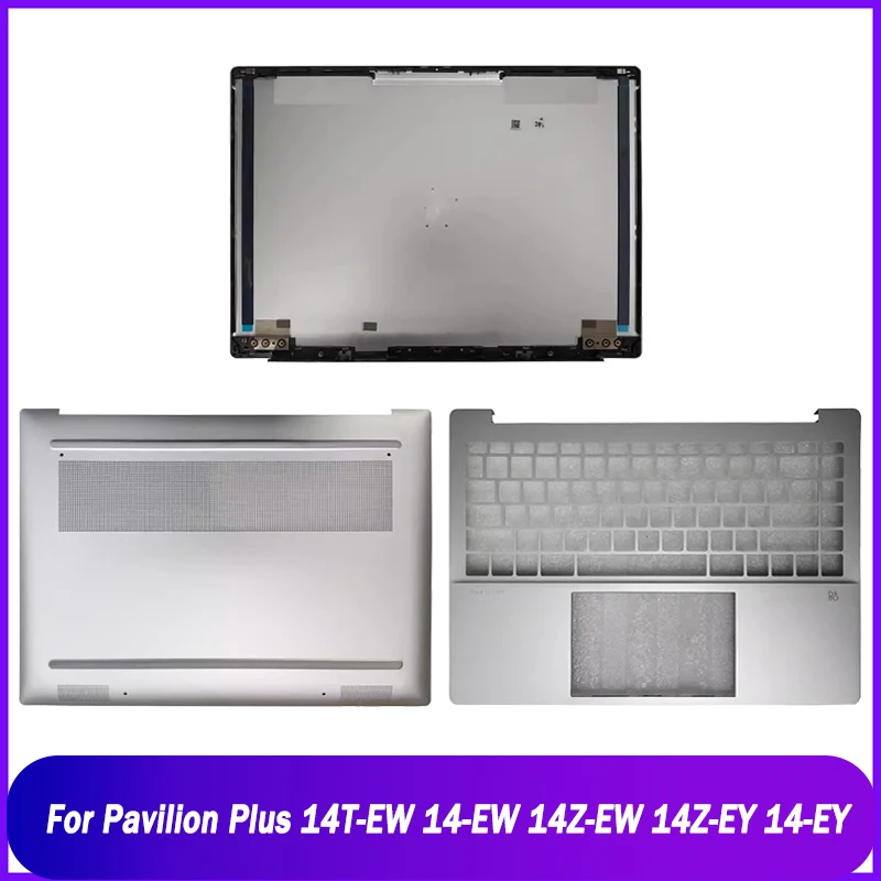 New Rear Lid For HP Pavilion Plus 14T-EW 14-EW 14Z-EW 14Z-EY 14-EY Laptop LCD Back Cover Palmrest Upper Bottom Base Case Silver