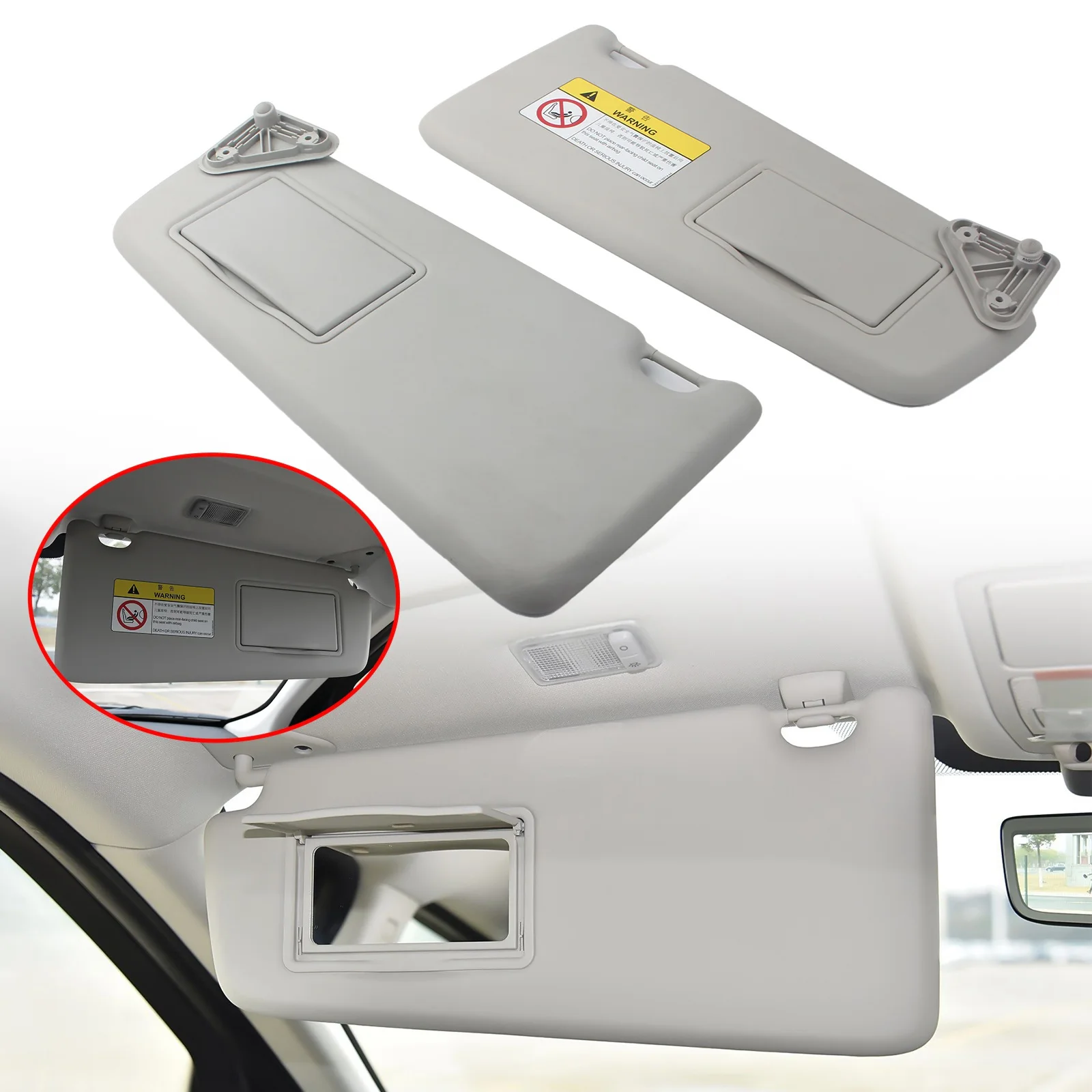 Sun Visor Car Sunshade Front Parasol Vehicle sunshade Interior spare parts For 2015 - 2023 Land Rover DISCOVERY SPORT