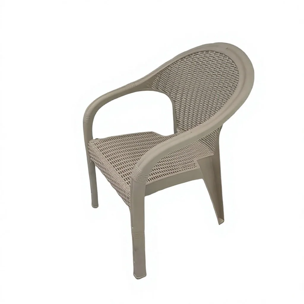 & Plastic Back Chair Home Balcony Plastic-Style Chair Courtyard Multi-Color Wholesale Simple Casual Outdoor Garden Patio Chair