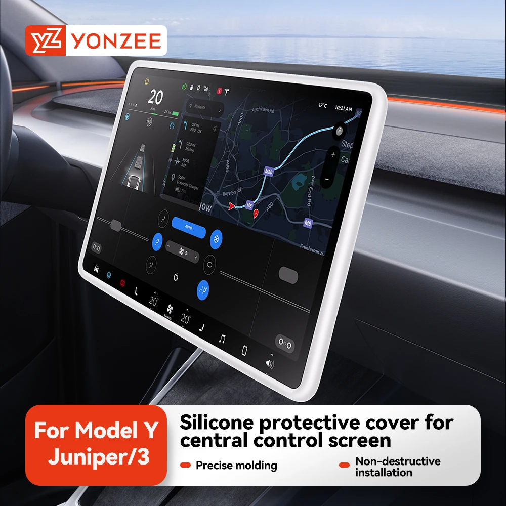 YZ Do Tesla Model 3 Y Highland Juniper 2025 Silikonowa Osłona Ochronna Wewnętrzna Osłona Lusterka Wstecznego…