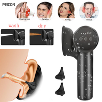 Ear Cleaner with Washing Drying Electric Ear Wax Cleaner for Adults Child Health Care Water Irrigation 2 in 1 Ear Wax Remover