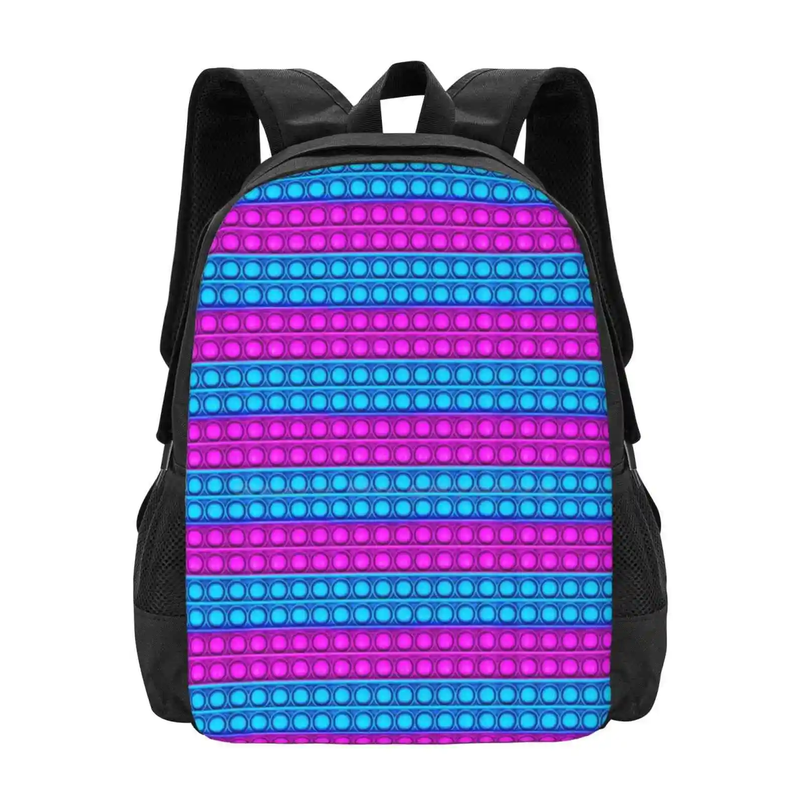 

Pop It-Multicolored ( Two Colors ) School Bags Travel Laptop Backpack Popit Fidget Birthday Fidget Lover Pop It Lover Poppit