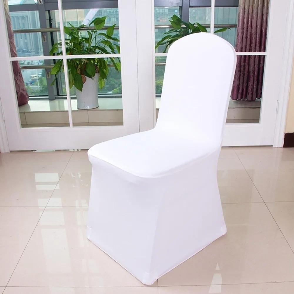 Practical Full Cover Elastic Chair Cover Dust-proof Washable Wedding Chair Cover Decorative Breathable Chair Seat Cover Hotel