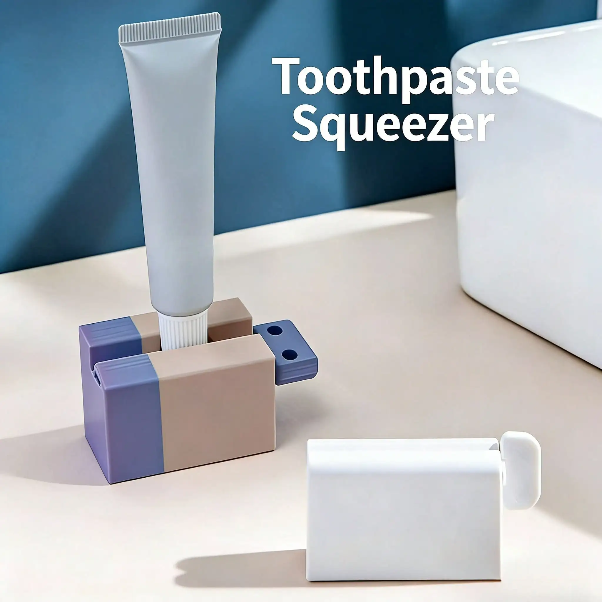 

1pcs Manual Hand Cream Dispenser, Facial Cleanser, Toothpaste Squeezer, Japanese Style New Slouchy Creative Toothpaste Holders