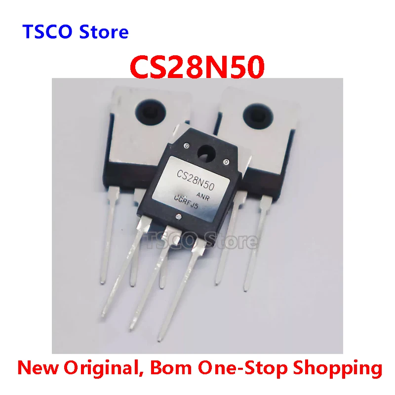 CS28N50   (10piece)   New Original  TO-3P (28A 500V MOSFET)