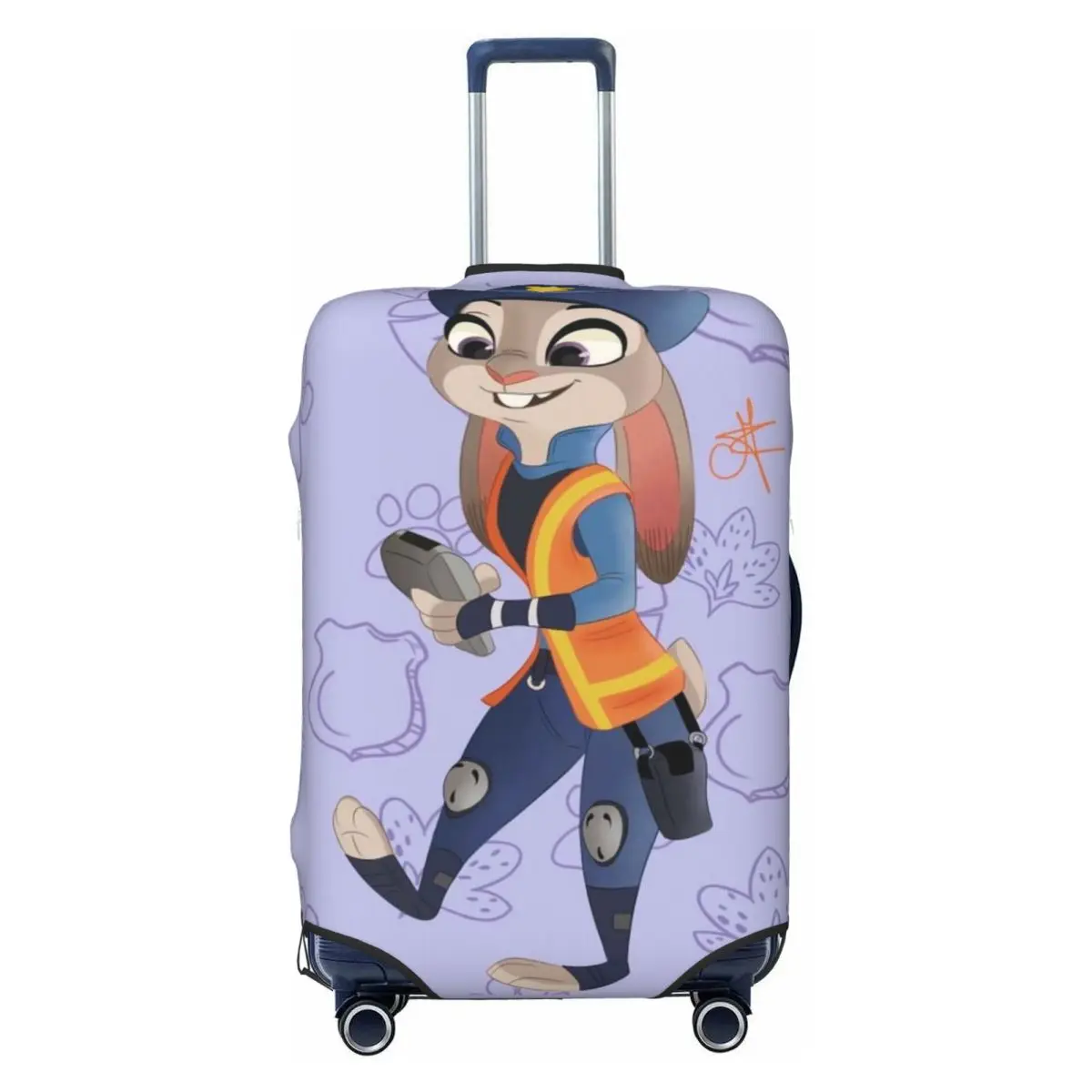 

Чехол для чемодана с рисунком Z-Zootopia, моющийся, милый мультяшный чехол для багажа, защитный чехол для чемоданов 18-32 дюймов