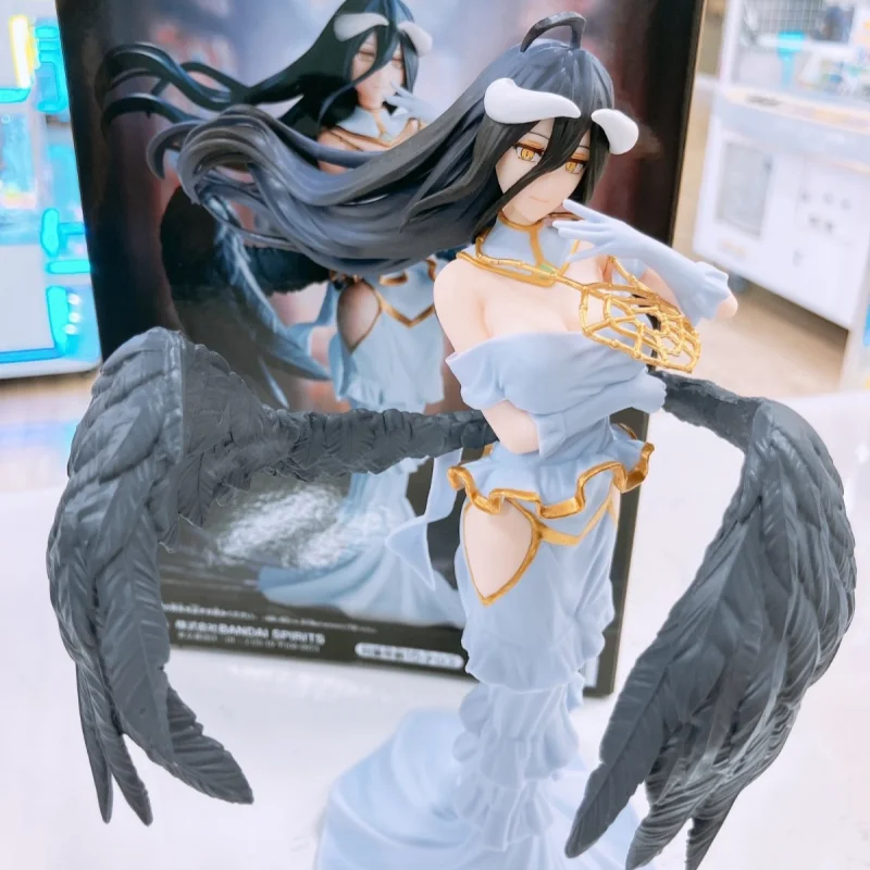 ฟิกเกอร์อนิเมะแท้จาก Bandai Banpresto รุ่น Overlord ตัวละคร Ainz Ooal Gown และ Albedo ของสะสม ของขวัญคริสต์มาส มีสินค้าพร้อมส่ง