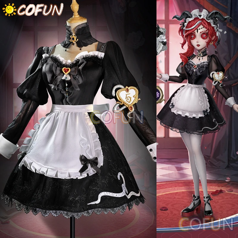 

Костюм для косплея с персонажем игры COFUN V Fiona Gilman Priestess, малиновая таинственность, костюм для косплея, женское платье на Хэллоуин