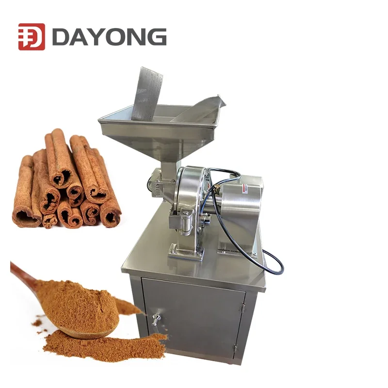 Commercial Stainless Steel Powder Pulverizer Grinding Machine With Low Noise