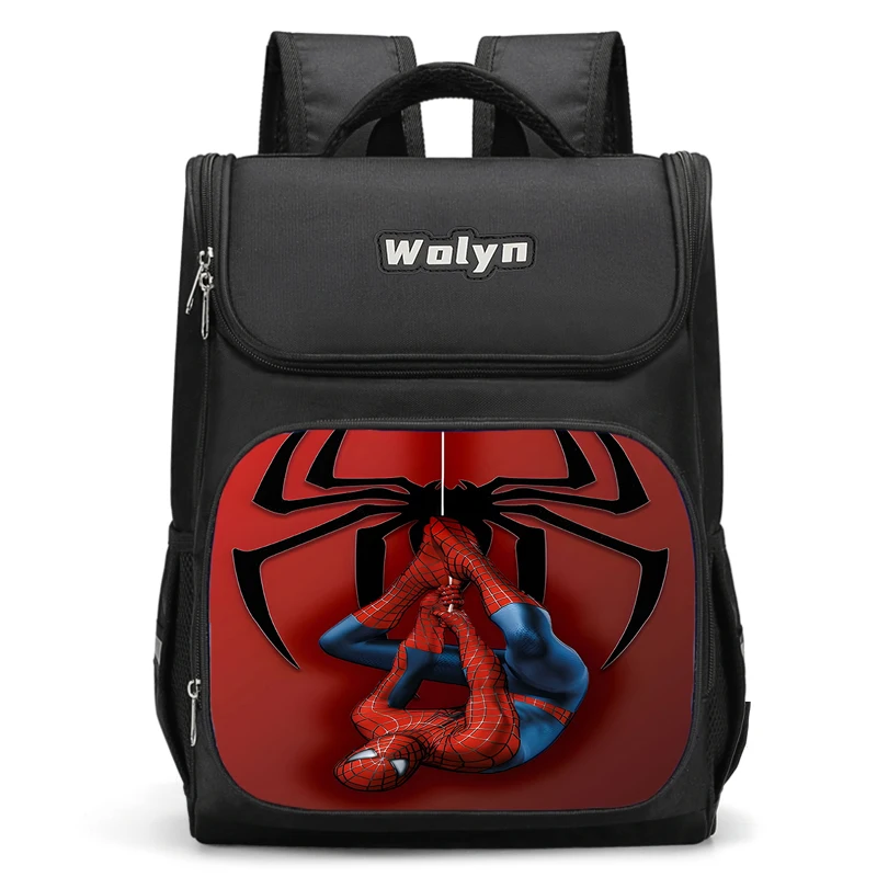 Large Cartoon Spiders-man Child Backpack Boy Girls School Bag For Men Women Traveling Backpack Durable and Multi Compartmen