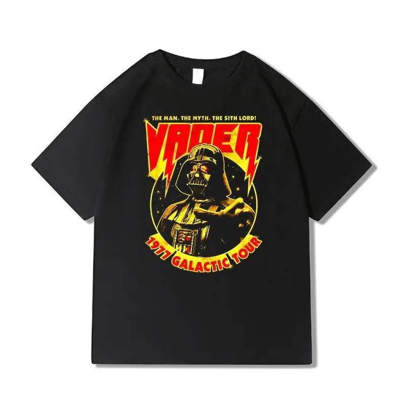 Star Wars Millennium Falcon Graphic T Shirt Black Cotton Crew Neck Short Sleeve Tee Men Sci-Fi Streetwear Vintage T Shirt view 2
