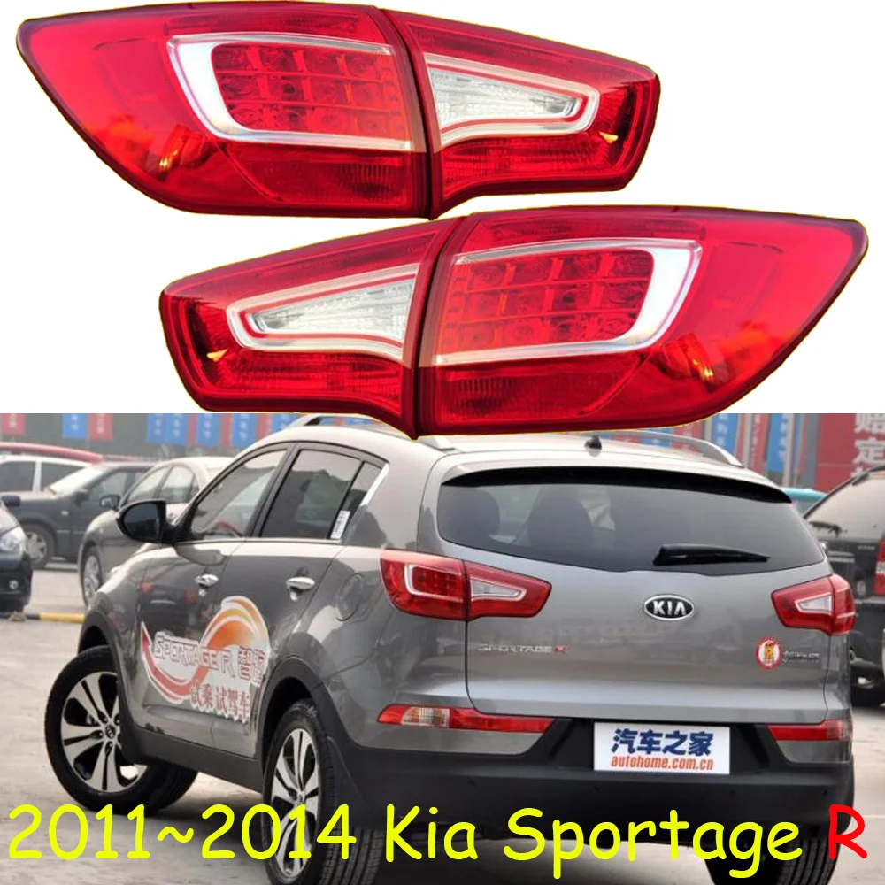 

Cars Head light For KIA Sportage R 2011~2014 Headlights LED DRL Running lights Bi-Xenon sportageR Fog lights angel eyes Auto
