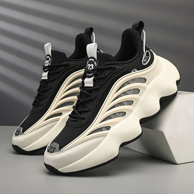 

Men's Athletic Basketball Sneakers Breathable Cushioning Non-Slip Wearable Gym Training Running Shoes for Men And Women