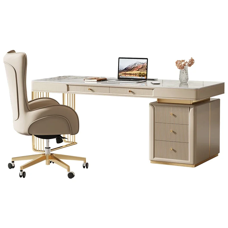 Luxury Desk Modern Minimalist Study Desk Designer High-End Creative Home Computer Desk