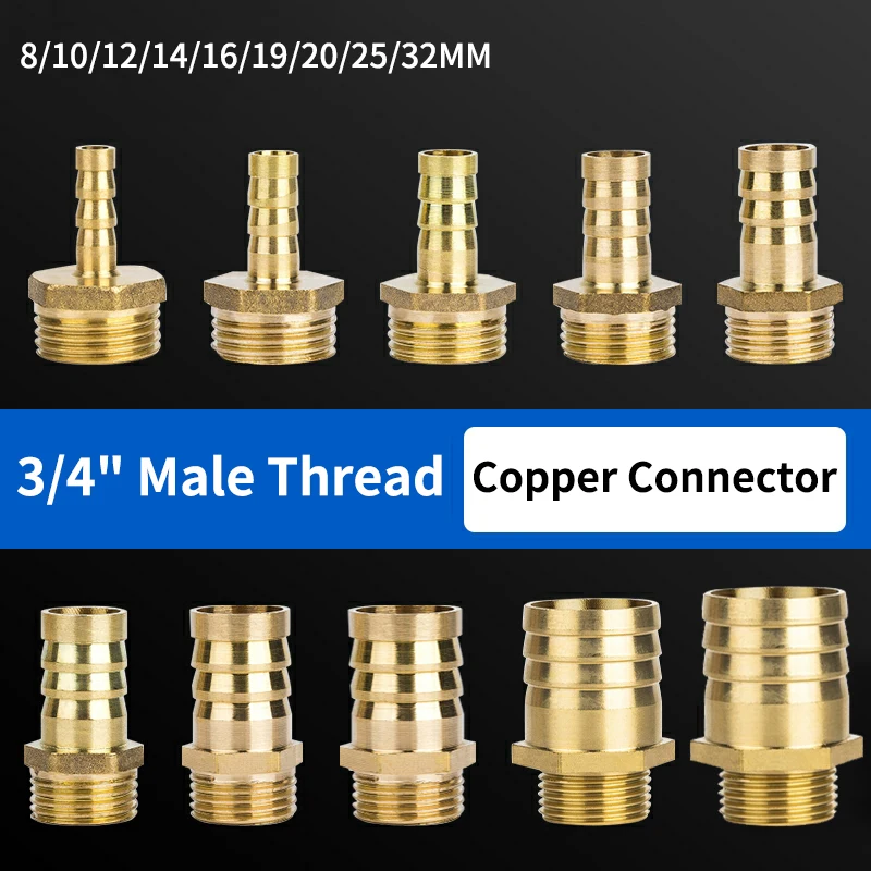 8mm~32mm Copper Connector 3/4