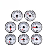 12V 2-inch (52mm) Car Modification Gauge Set Boost Water Temperature Oil Temperature Oil Pressure Voltage Air Fuel Ratio