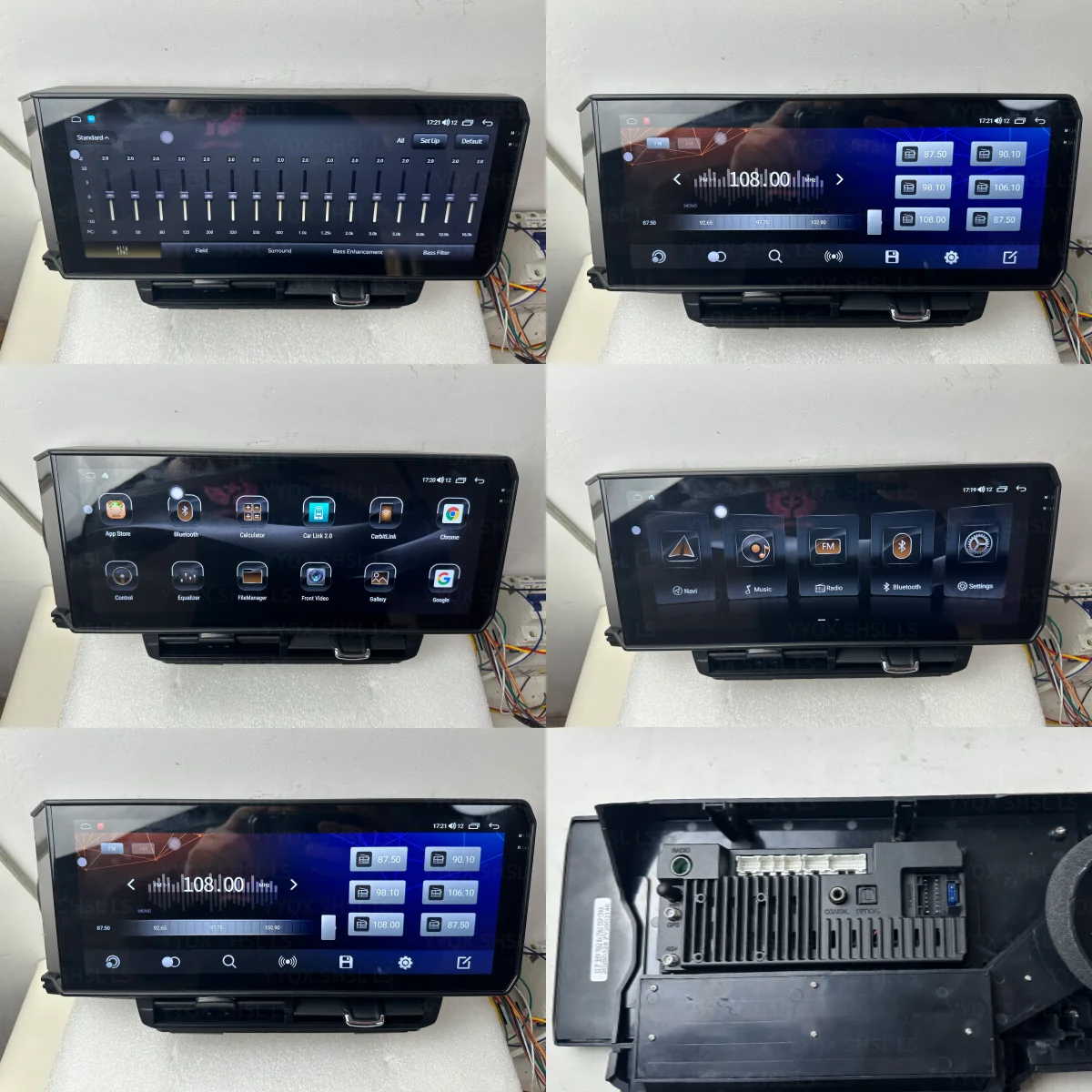 Android Touch Screen For Jeep Wrangler 2018-2022 Wireless CarPlay GPS Navigation DSP Multimedia Car Radio Player Head Unit