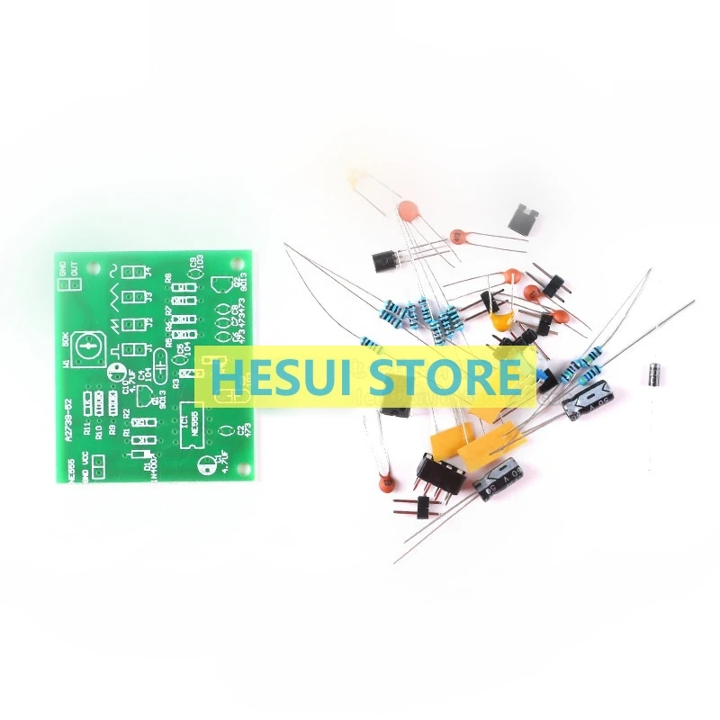NE555 module Multichannel waveform generator modue SineWave TriangleWave SquareWave SawtoothWave electronic production kit