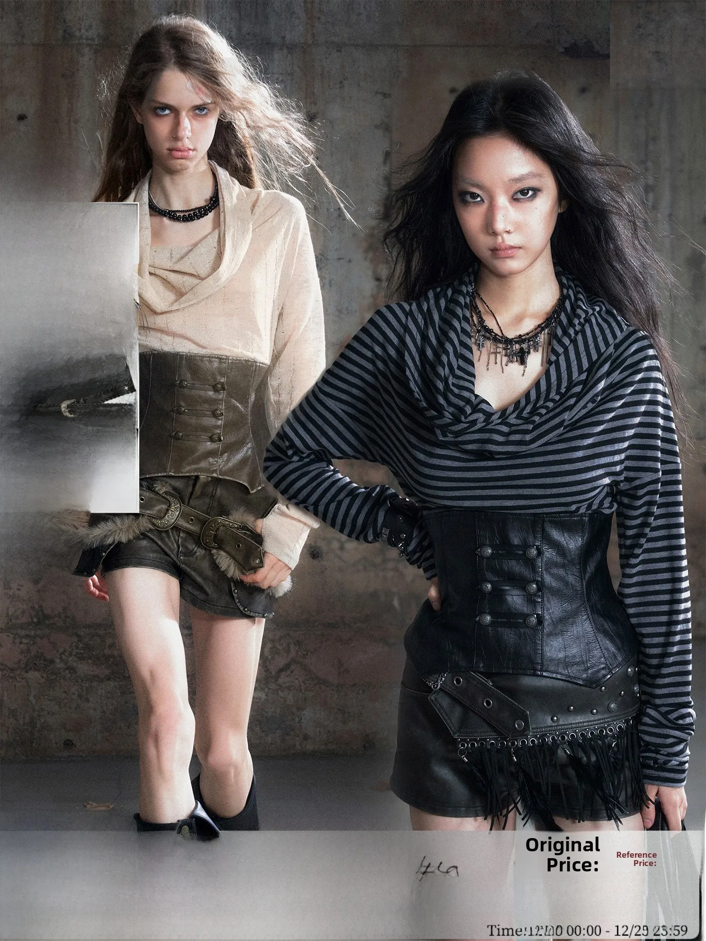 

Ретро рыцарь, кожаный вязаный топ в полоску с поясом, женский текстурный облегающий повседневный костюм, повседневная одежда в китайском стиле